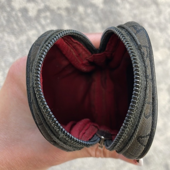 Bvlgari Mono Logo Mania Mini Zip Pouch Case Black Canvas Compact - Picture 14 of 14